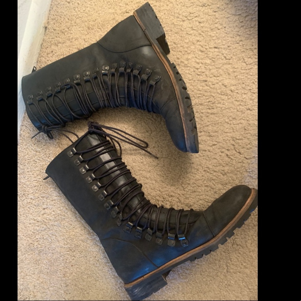 Free People rare lace up boots - Picture 8 of 10